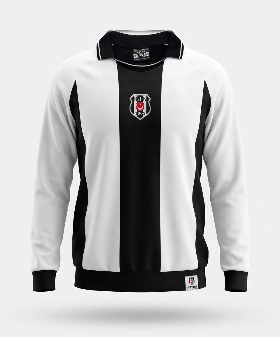 BEŞİKTAŞ RETRO FASHION ERKEK SWEATSHİRT 7627208