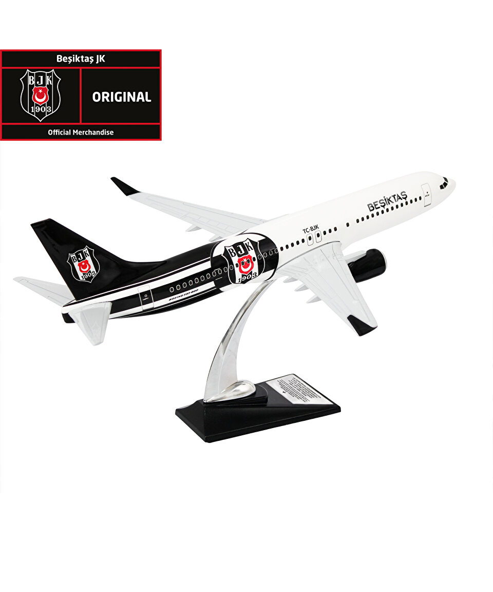 BEŞİKTAŞ LOGOLU MAKET UÇAK ZEKUPP BOEİNG 737-800 UCK0227