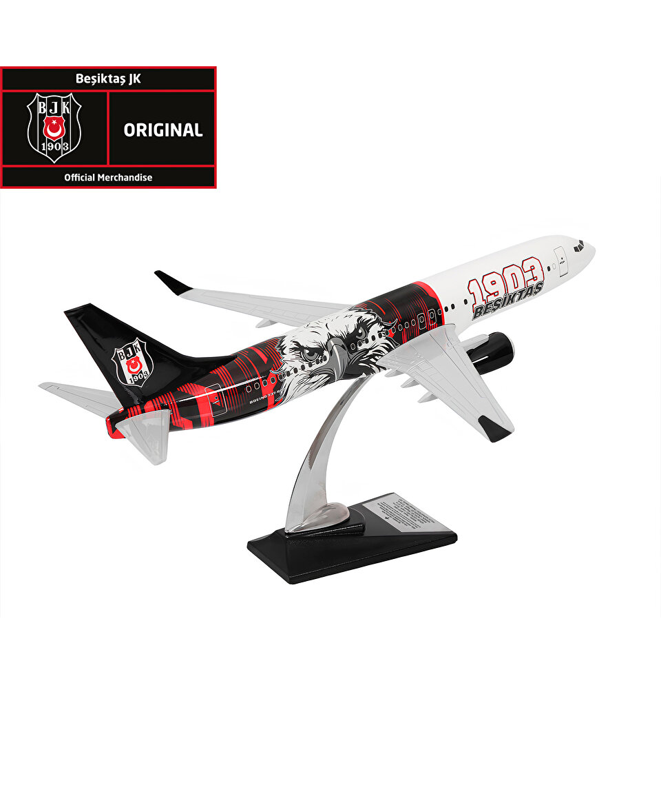 BEŞİKTAŞ 1903 LOGOLU MAKET UÇAK ZEKUPP BOEİNG 737-800 UCK0230