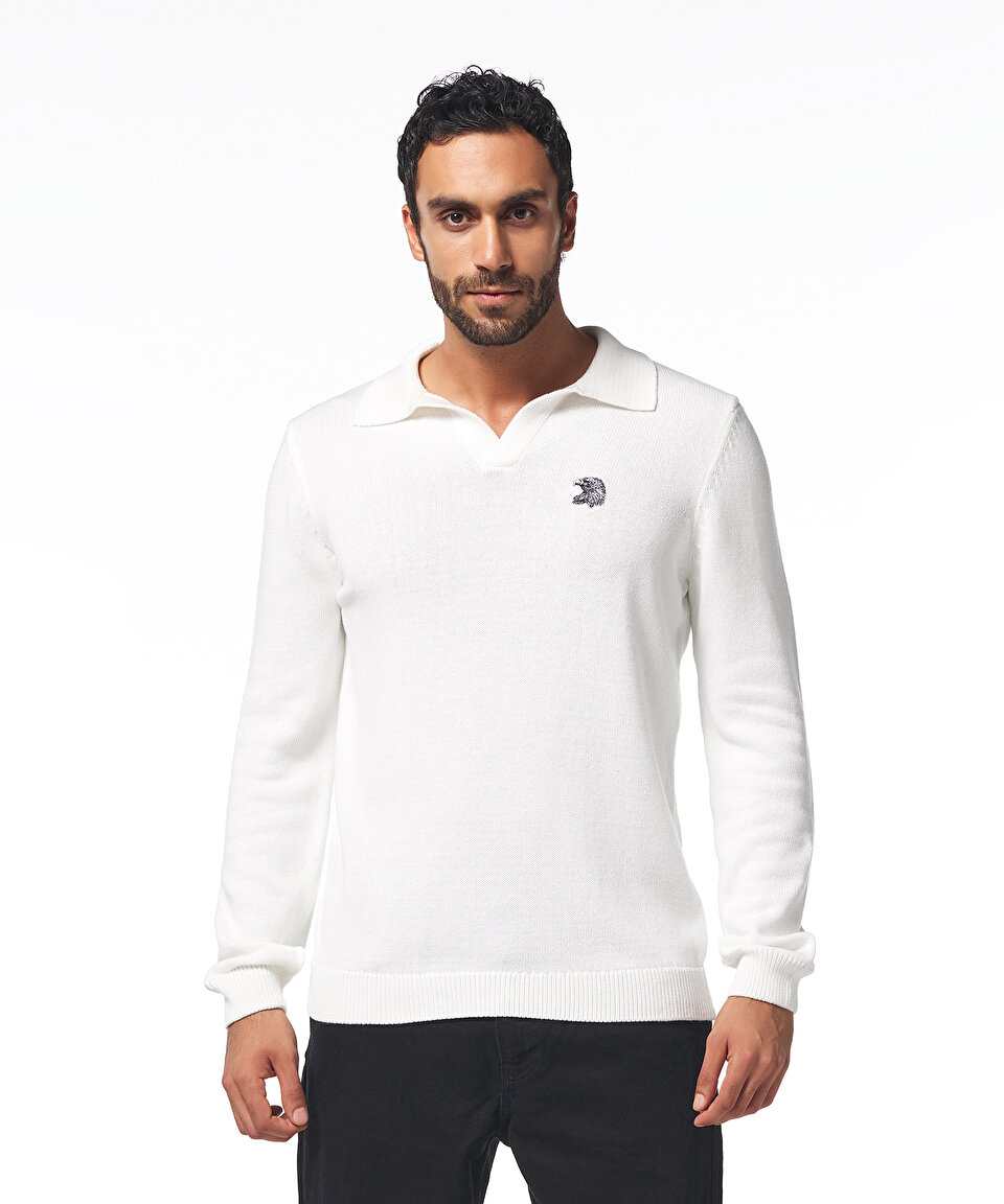 BEŞİKTAŞ ERKEK POLO YAKA TRİKO KAZAK 7425140T2