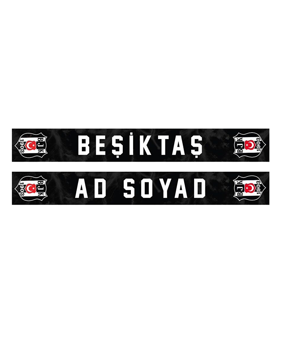 BEŞİKTAŞ İSME ÖZEL SATEN ATKI - BEŞİKTAŞ